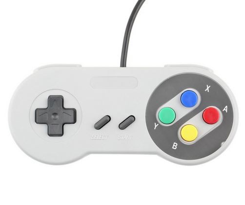 Bộ điều khiển có dây cần điều khiển trò chơi Nintendo Snes